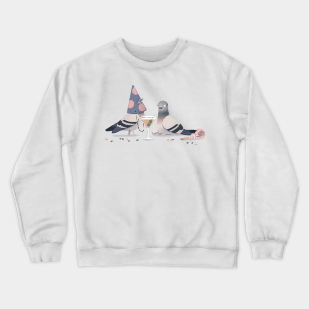 Pigeon Eyed Crewneck Sweatshirt by Melissa Jan